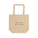 Feel the fear and do it anyway Tote Bag | Motivational Quote, Canvas Market Bag
