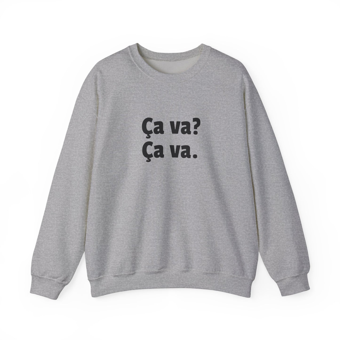 Ca va? Ca va. Unisex Crewneck Sweatshirt