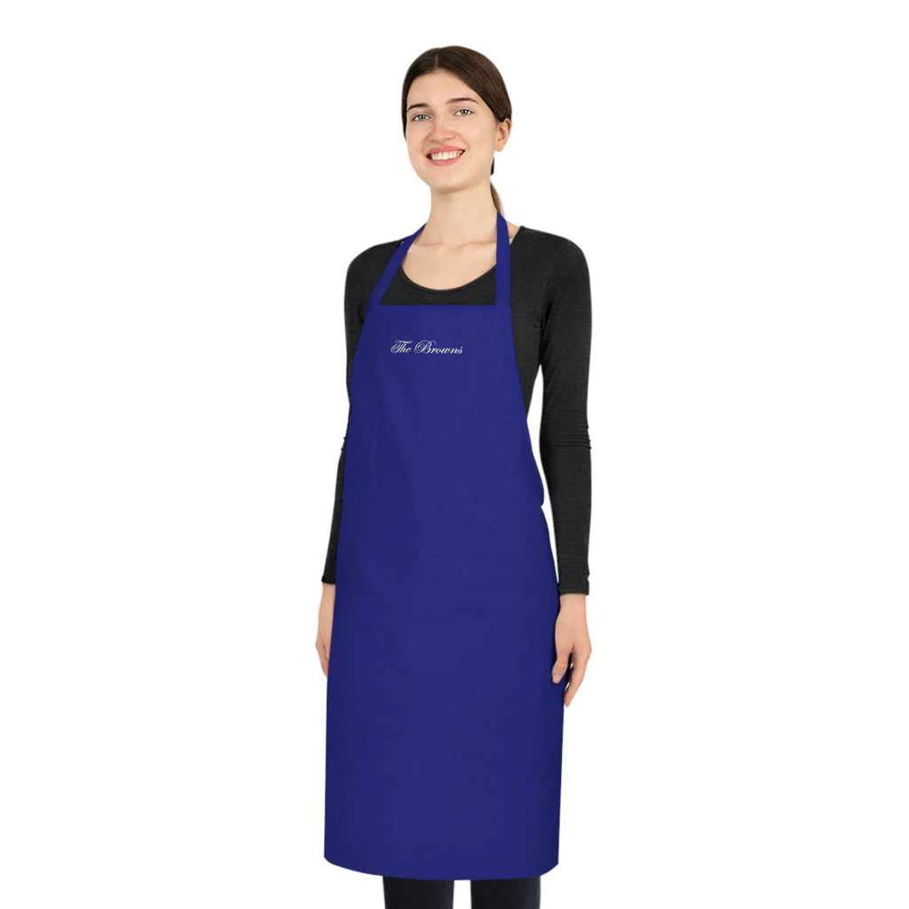 Custom family name cotton apron by Printify