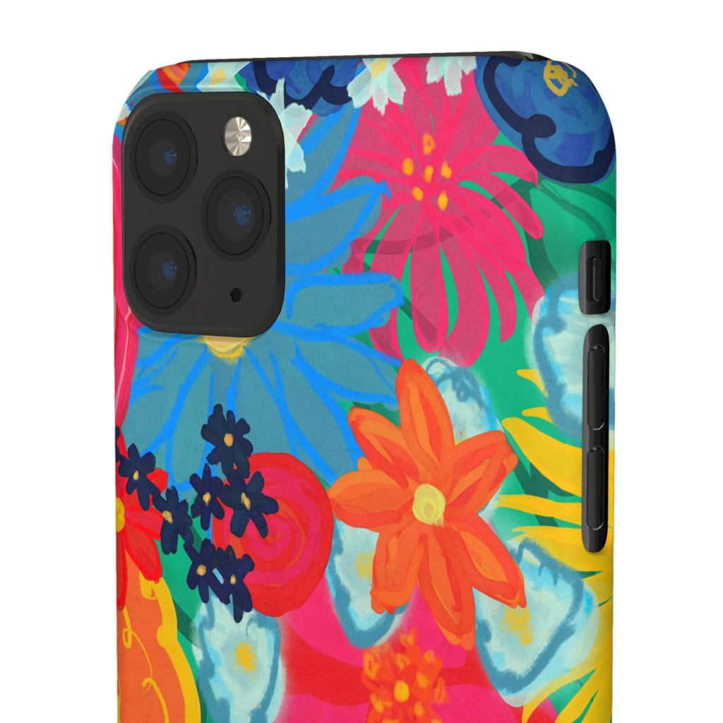 Bespattered Facade Bold Florals Snap Case
