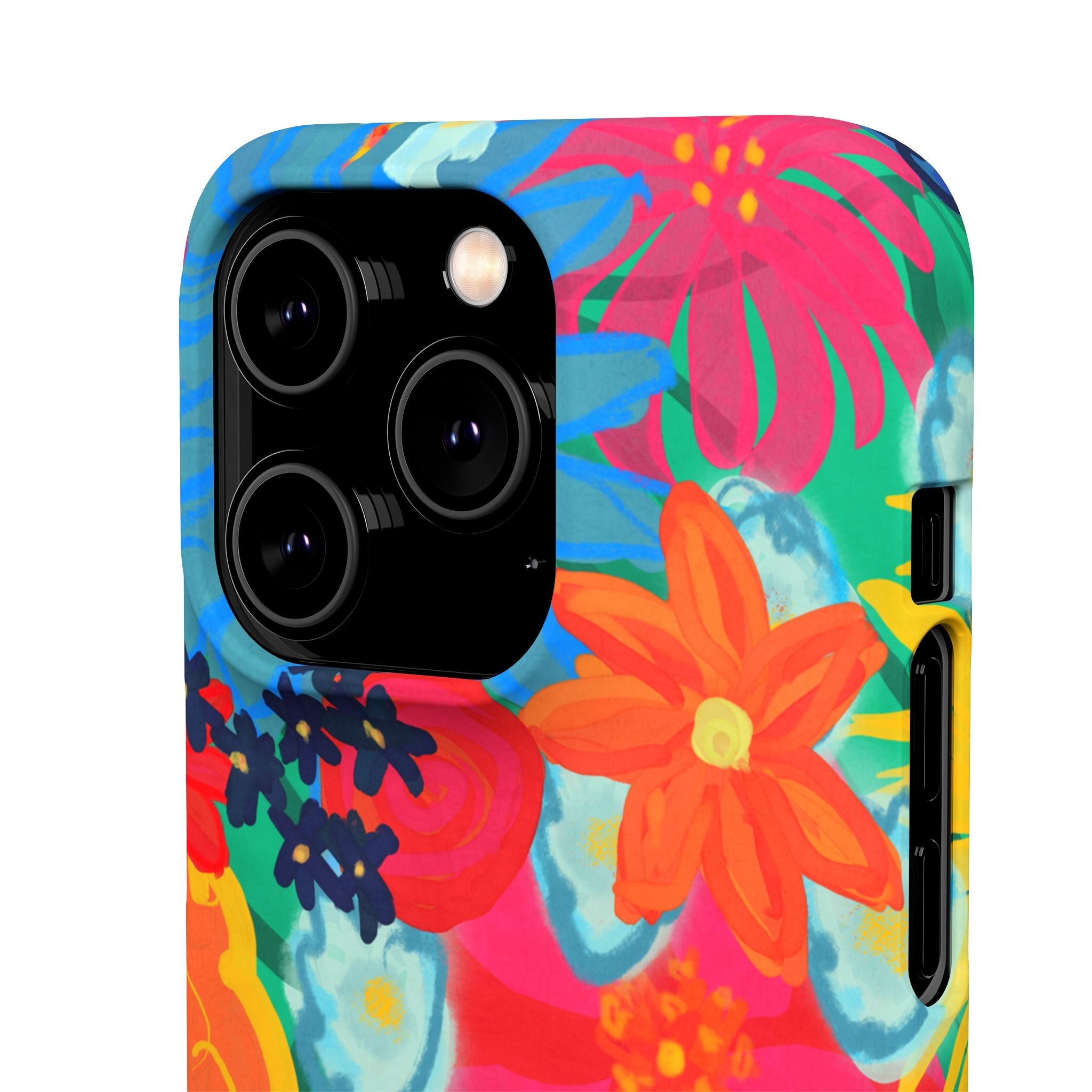 Bespattered Facade Bold Florals Snap Case