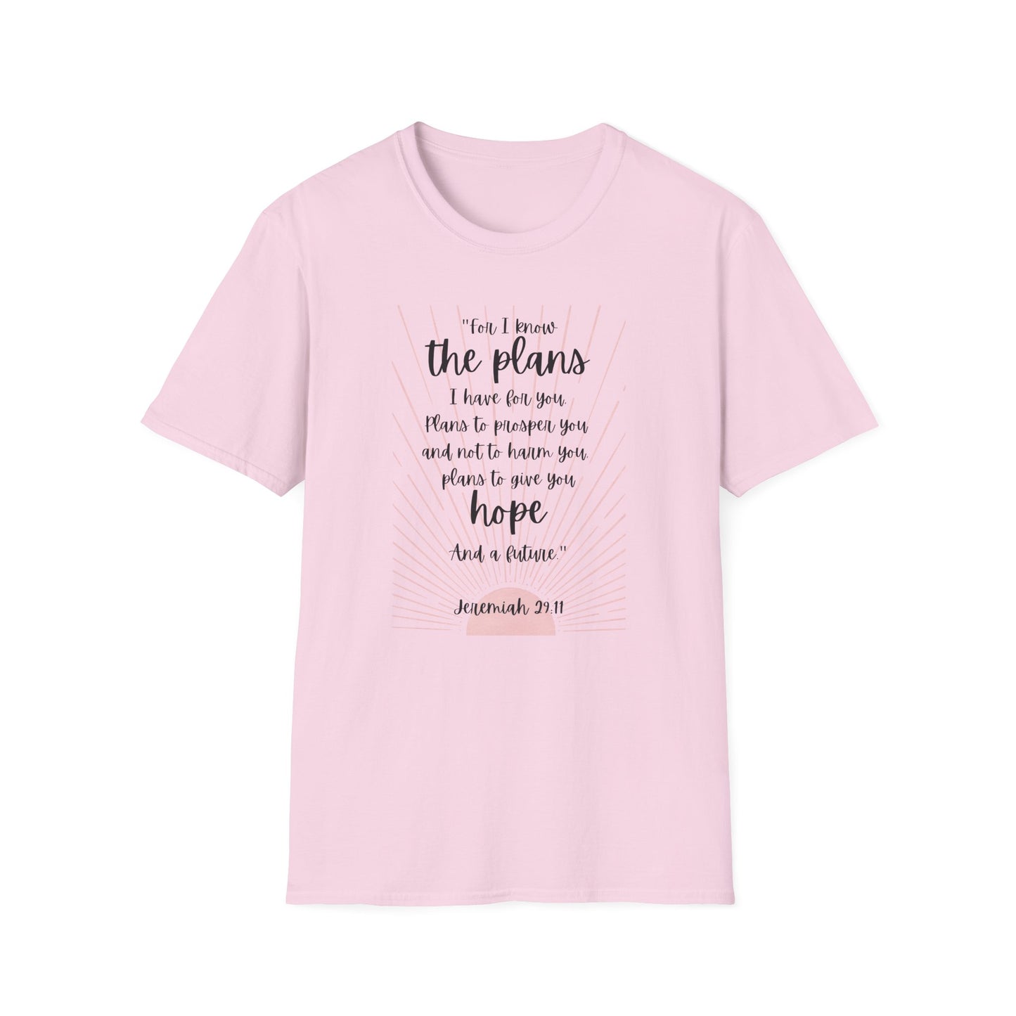 Jeremiah 29 11 Bible Verse T-Shirt