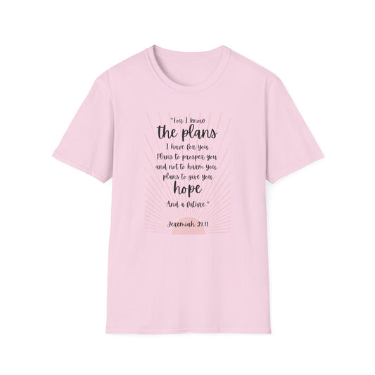 Jeremiah 29 11 Bible Verse T-Shirt