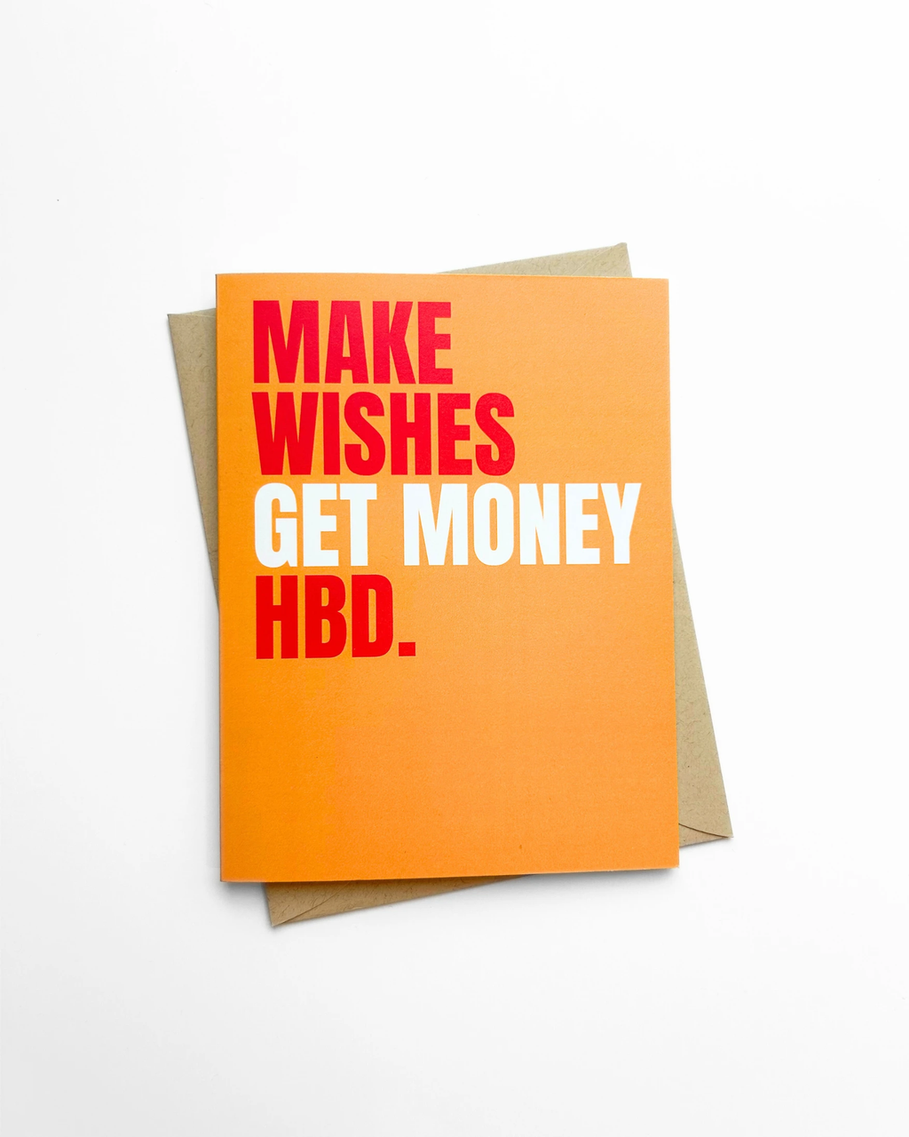 Funny Birthday Card Make Wishes Get Money Card for Friend by Five Dot Post