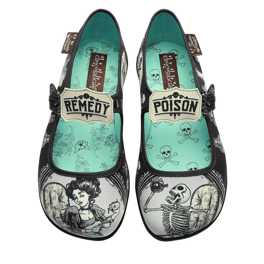 Chocolaticas® Drug Store Women's Mary Jane Flat by Hot Chocolate Design