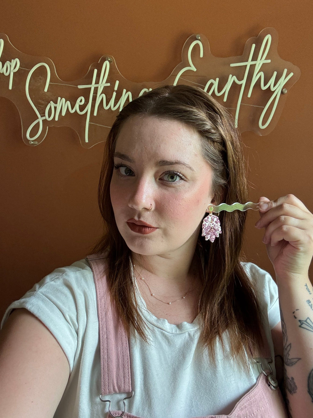 Trudy, in Purple Floral