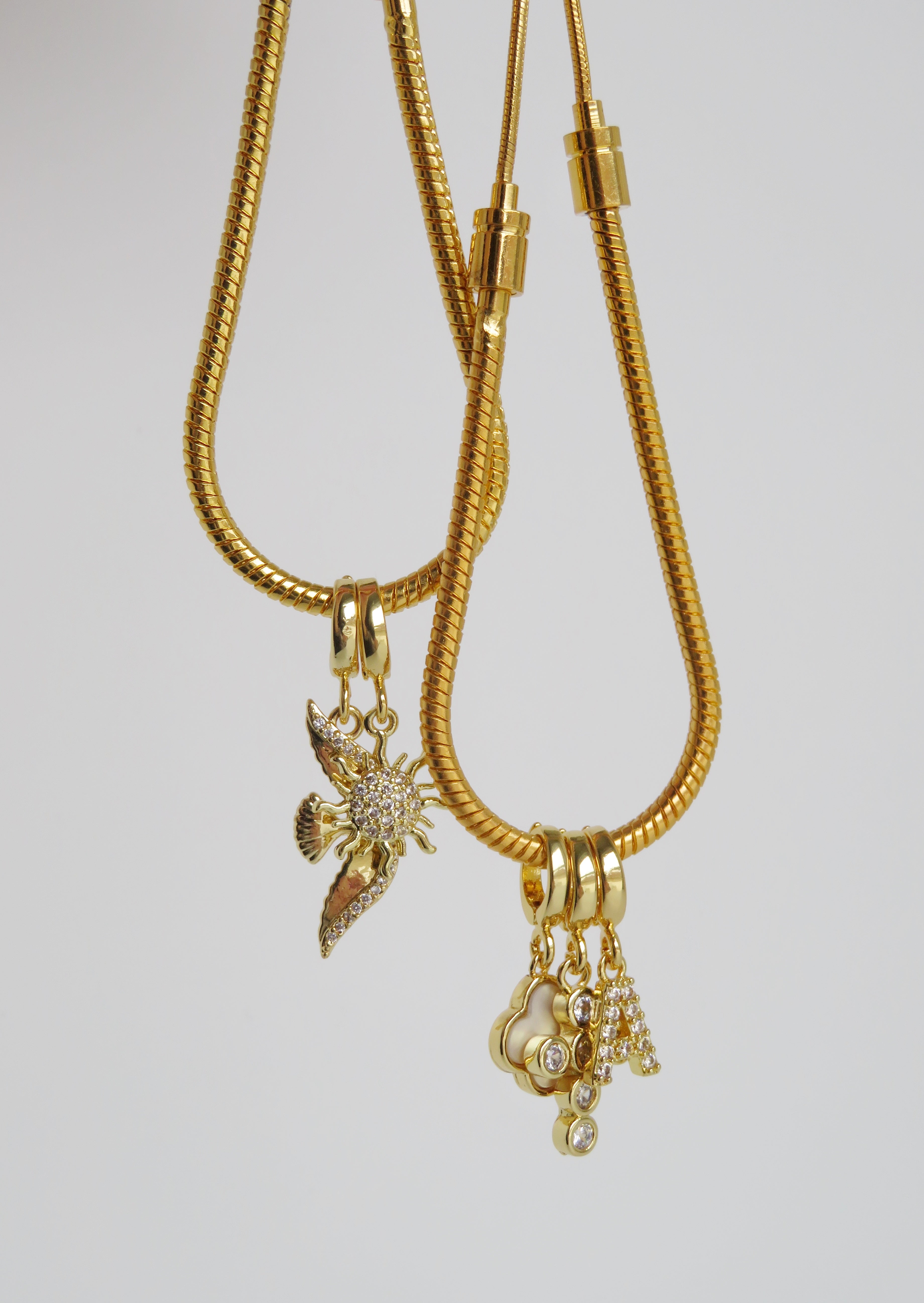 Adjustable Charm Bar Bracelet