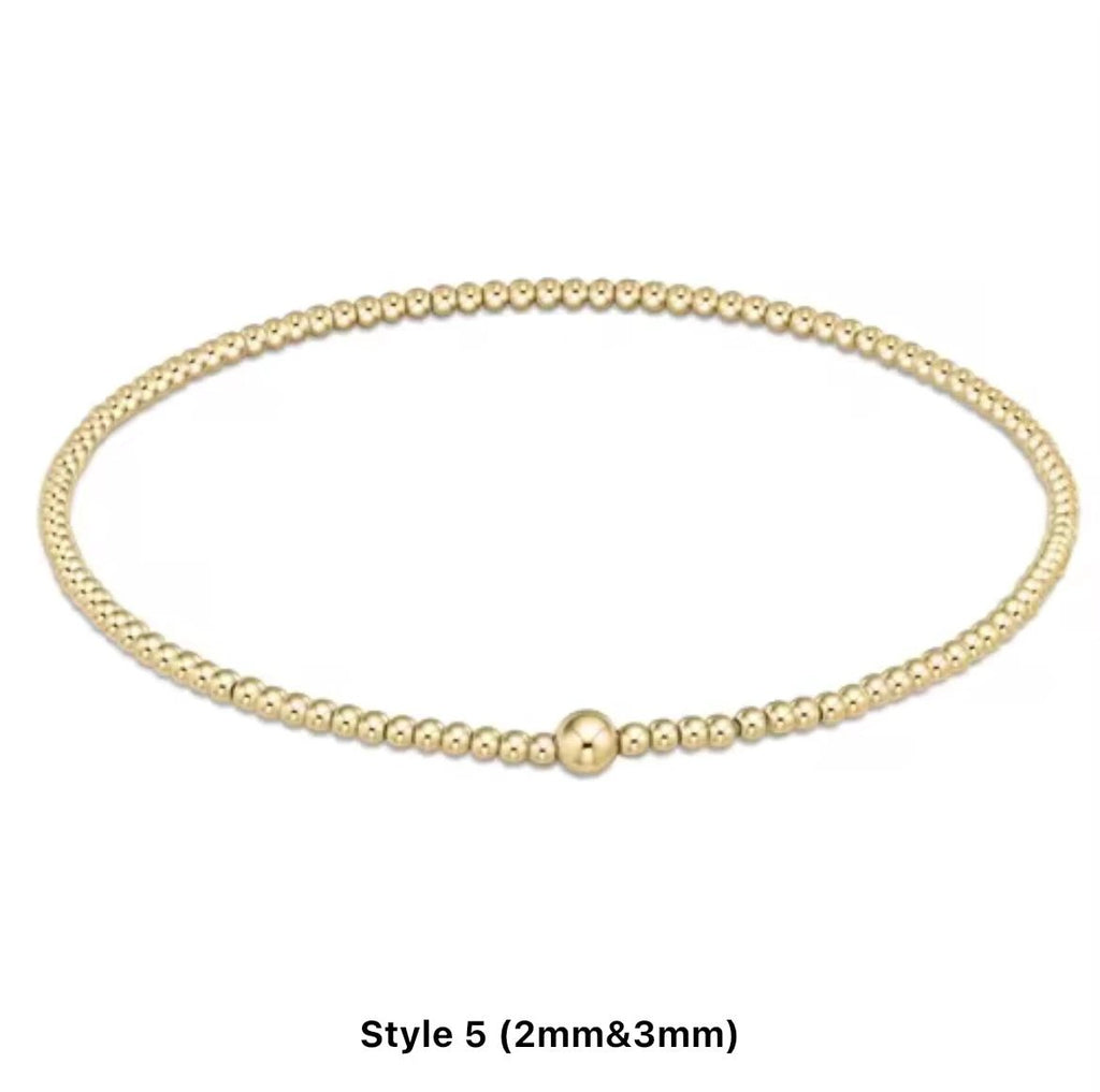 Classic Mixed Beaded Waterproof Non-Tarnish Bracelets by Curated By Suarez