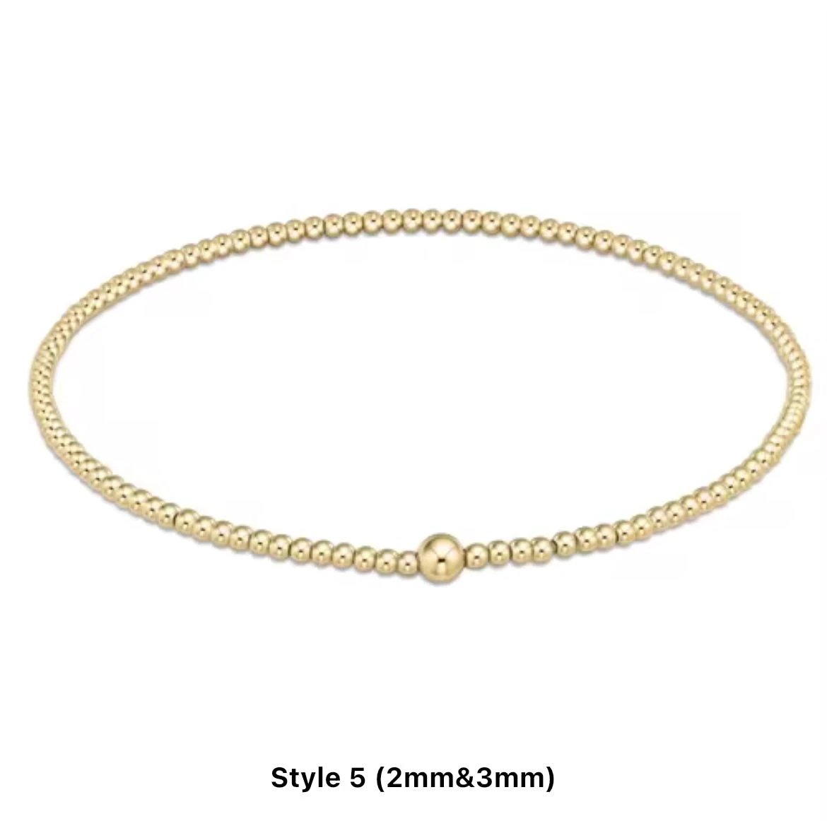 Classic Mixed Beaded Waterproof Non-Tarnish Bracelets by Curated By Suarez