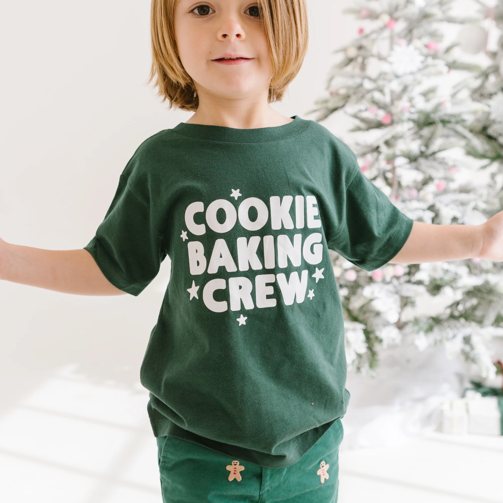 Cookie Baking Crew toddler and youth tee shirt, Christmas collection by Benny and Ray Apparel