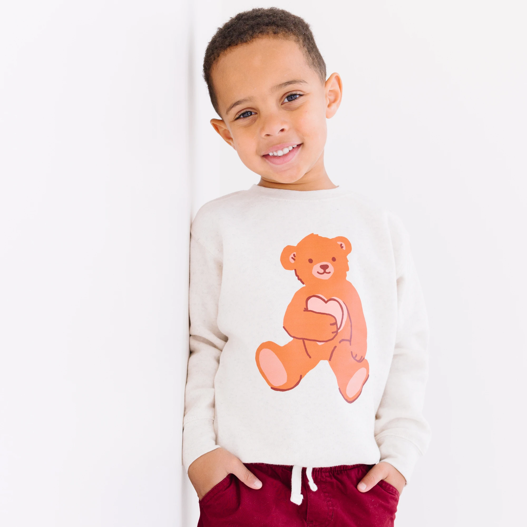 Big Bear Love toddler and youth Sweatshirt, Valentine's Day collection by Benny and Ray Apparel