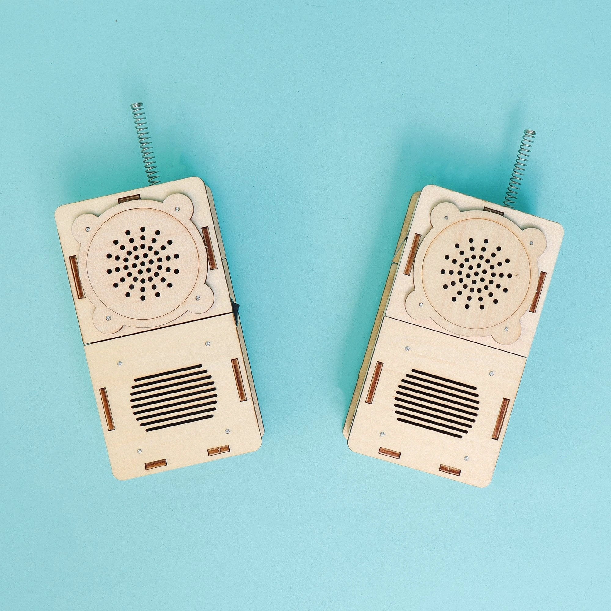 Build & Learn Walkie Talkie STEM Kit (Set of 2) – Hands-On Electronics by Kitsville