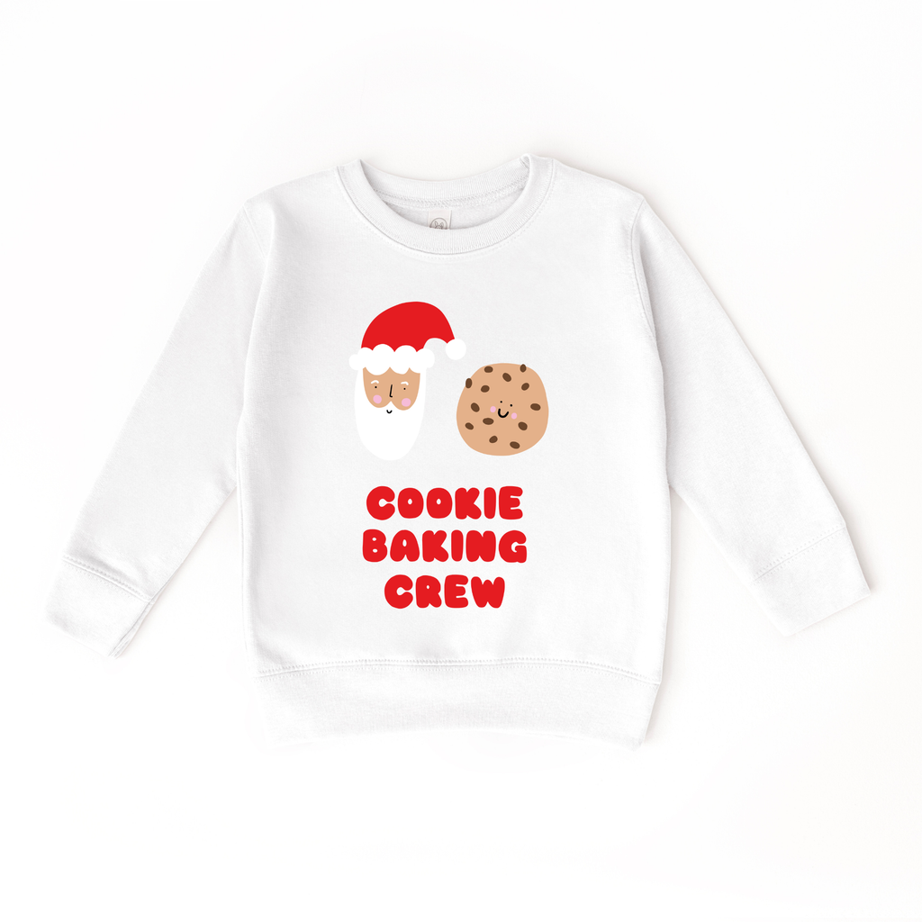 Cookie Baking Crew toddler and youth Sweatshirt, Christmas collection by Benny and Ray Apparel