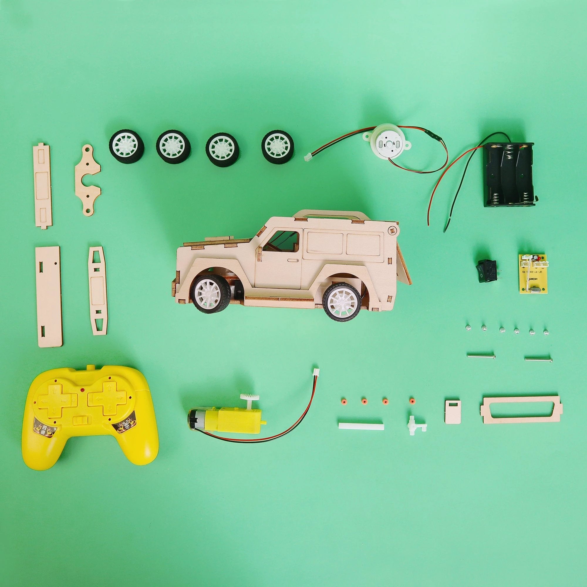 2.4 GHz RC SUV Car DIY Kit, Educational STEM Toy by Kitsville