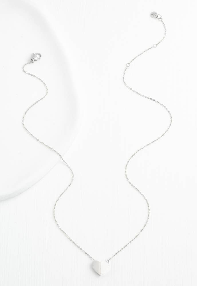 Alexis Silver Heart Necklace