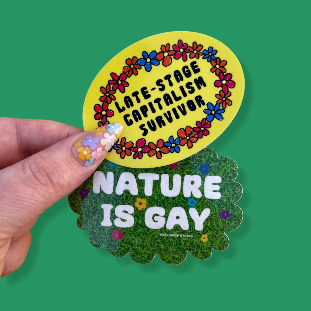 Nature is Gay Waterproof Sticker by Tia Chucha's Centro Cultural & Bookstore