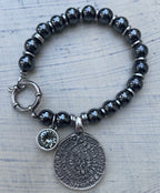 Phaistos Disc Hematite Bracelet
