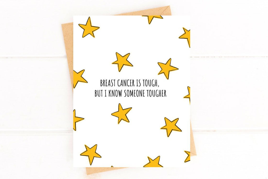 Breast Cancer is Tough Get Well Card
