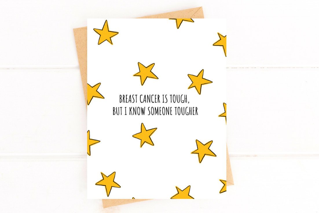 Breast Cancer is Tough Get Well Card