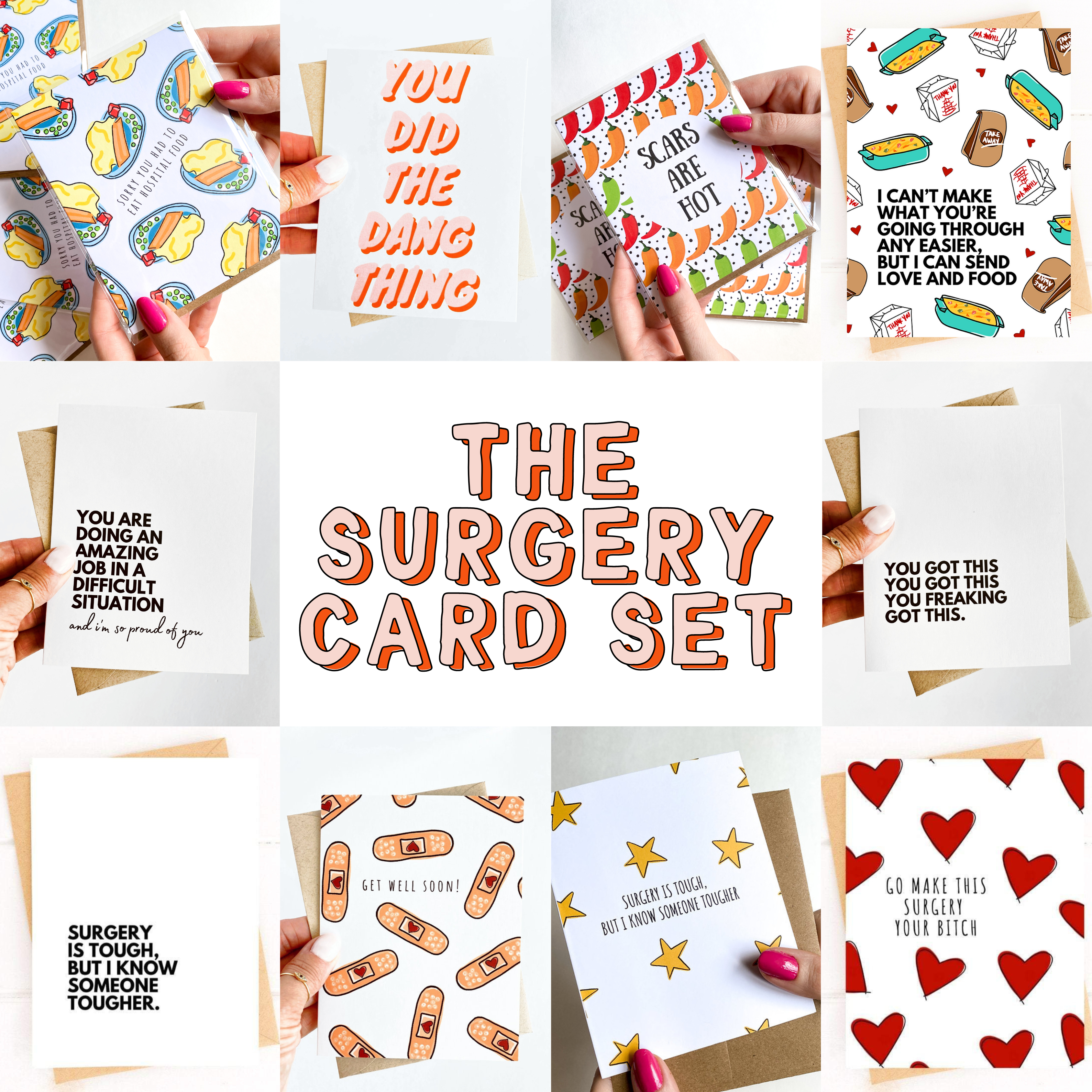 Surgery Support Card Set