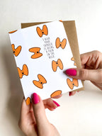 I Hear Your Thyroid is Being a Pain in the Neck Cancer Get Well Card by Five Dot Post