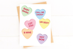 Hot Mom Funny Valentines Day Card for Parents Valentine for Girlfriend Card f by Five Dot Post