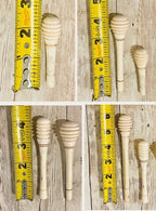 4x Mexican Honey Wood Stirrers 4 Different Sizes 4 Mieleros Mexicanos de Madera 4 Diferente Tamaños La Vie Bien 4x Mexican Honey Wood Stirrers 4 Different Sizes 4 Mieleros Mexicanos de Madera 4 Diferente Tamaños