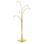 5-Arm Scroll Tree Branches Gold Metal Ornament Display Stand 14.5 Inches Ornament Stands La Vie Bien 5-Arm Scroll Tree Branches Gold Metal Ornament Display Stand 14.5 Inches