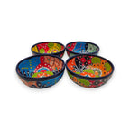 5" Colorful Talavera Bowl | Handmade Mexican Folk Dish Talavera Bowl La Vie Bien 5" Colorful Talavera Bowl | Handmade Mexican Folk Dish
