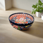 5" Colorful Talavera Ceramic Bowl | Mexican Dinnerware Talavera Bowl La Vie Bien 5" Colorful Talavera Ceramic Bowl | Mexican Dinnerware