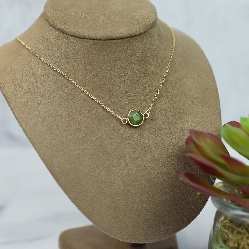 Natalie Natural Stone Pendant Necklace