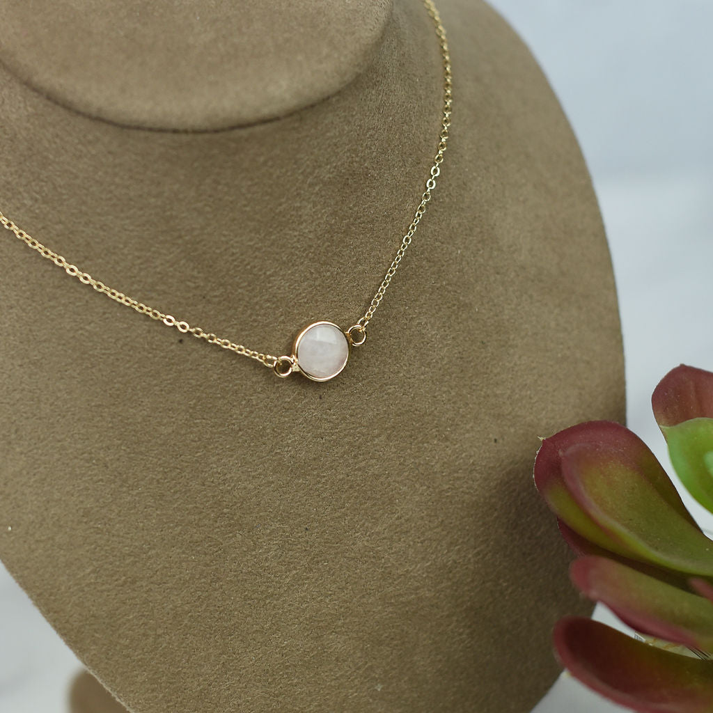 Natalie Natural Stone Pendant Necklace