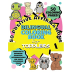 50 Positive Affirmations Bilingual Coloring Book for Toddlers - Paperback Books La Vie Bien 50 Positive Affirmations Bilingual Coloring Book for Toddlers - Paperback