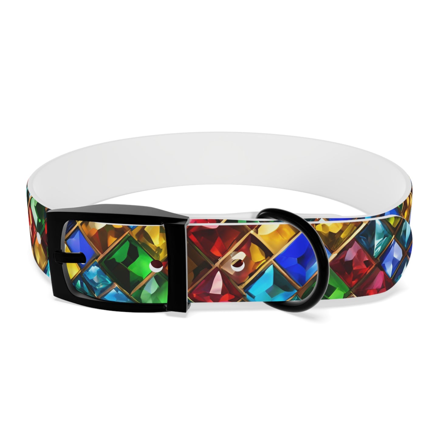 Collier pour chien à imprimé bijou