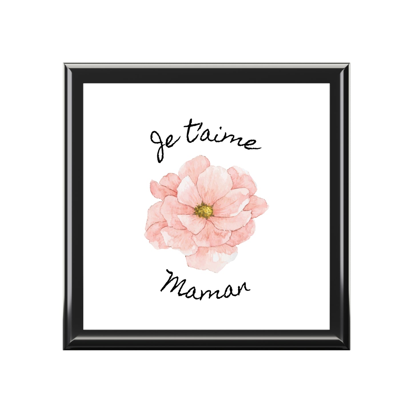 Je t'aime Maman boîte à bijoux pour Maman, Jewelry Box for Mom