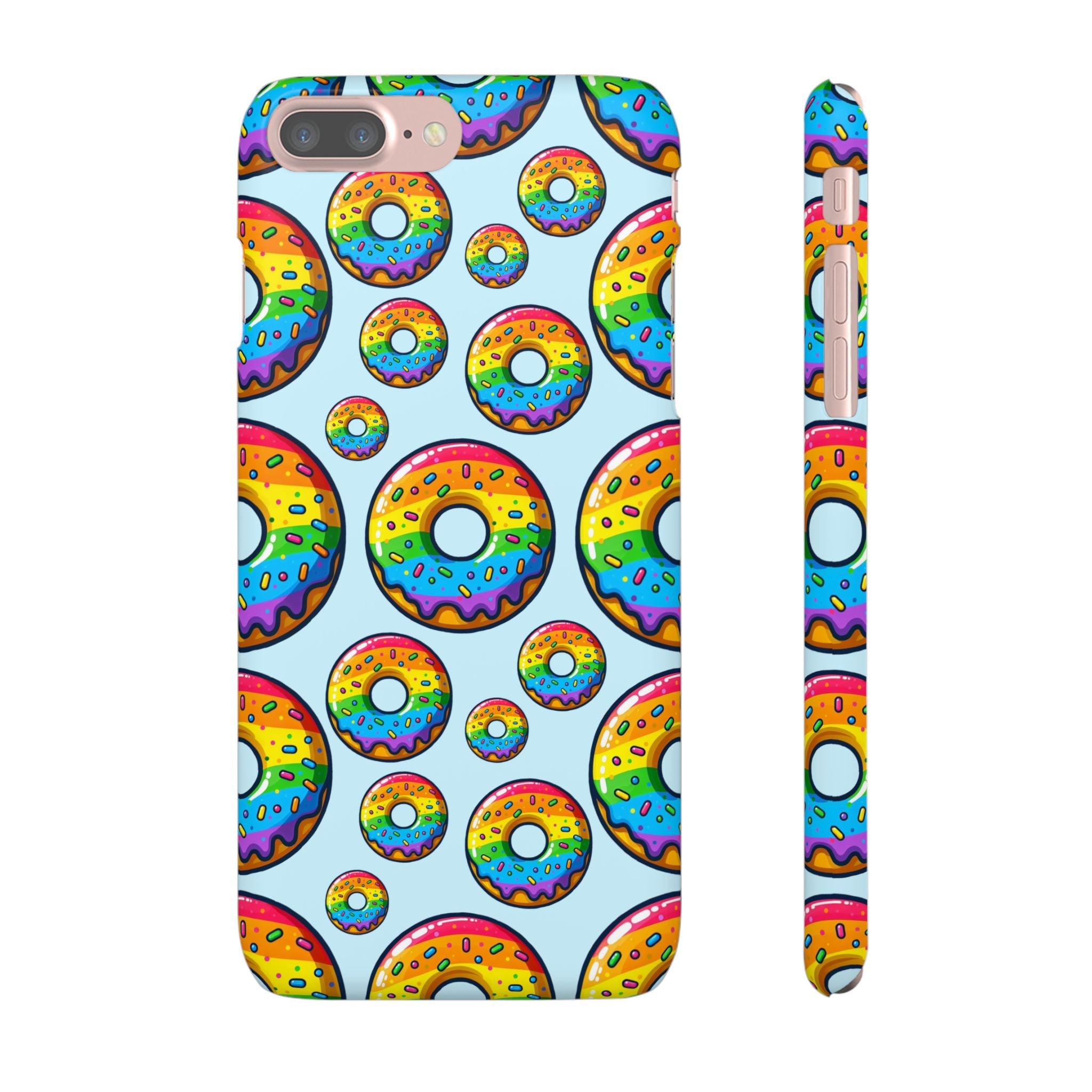 Bespattered Facade Rainbow Sprinkle Donut Snap Case