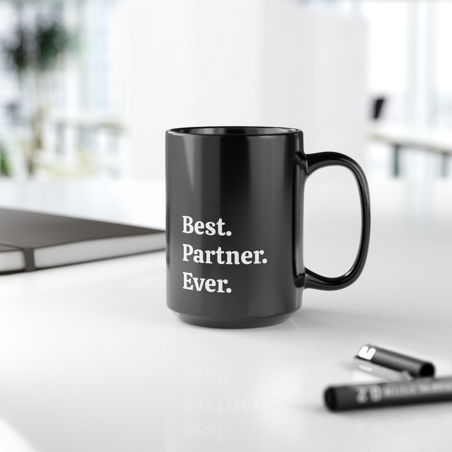 Meilleur. Partenaire. De. Tous. Les. Temps. Tasse Noire, 15oz