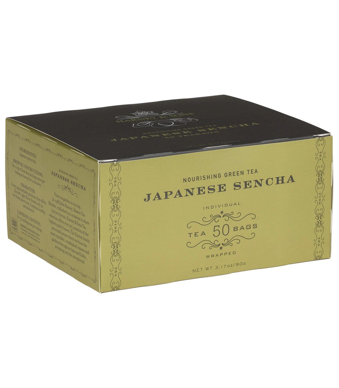 Japanese Sencha, Box of 50 Wrapped Teabags by Harney & Sons Fine Teas