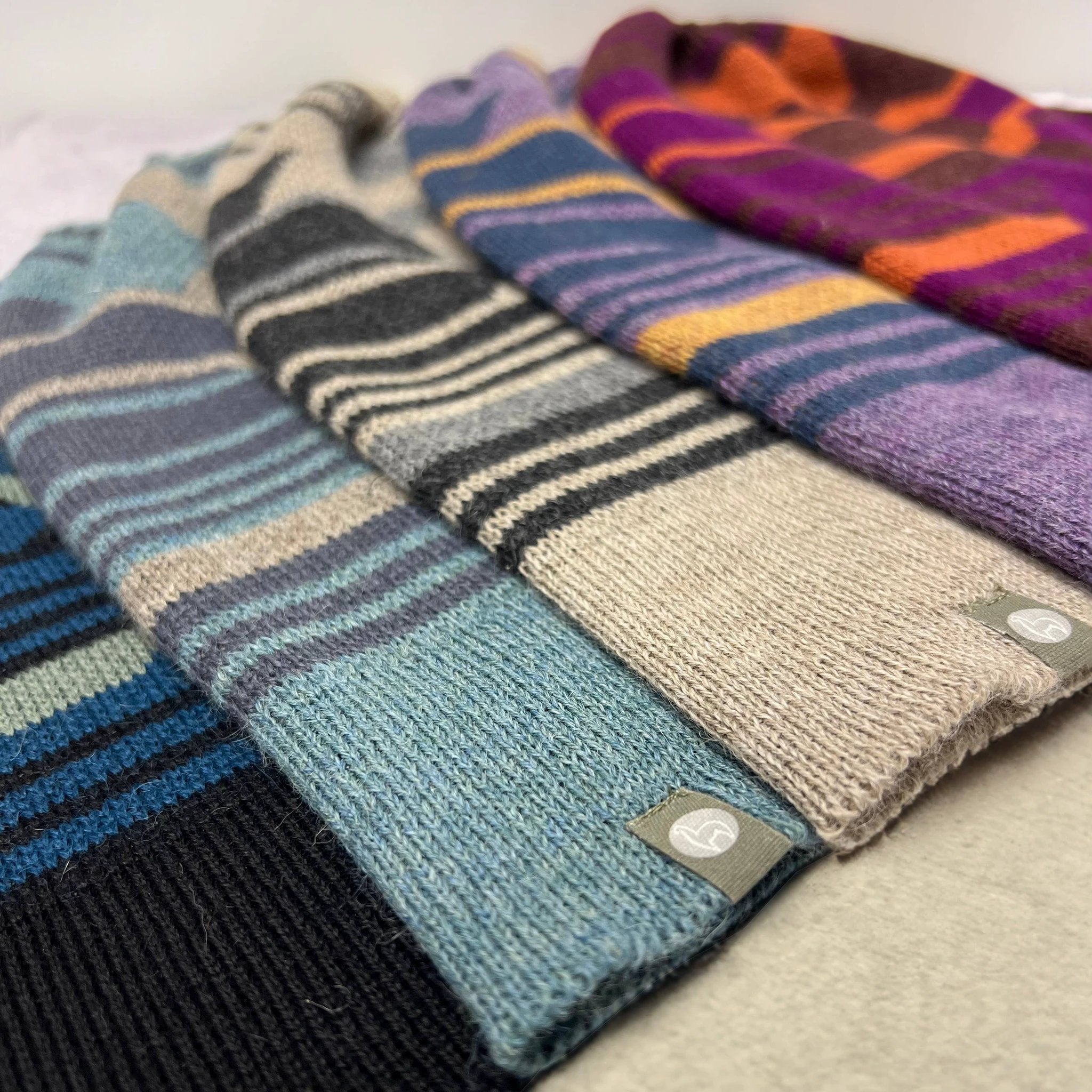 Alpaca Beanie - Incan - Plum by Ethical Trade Co