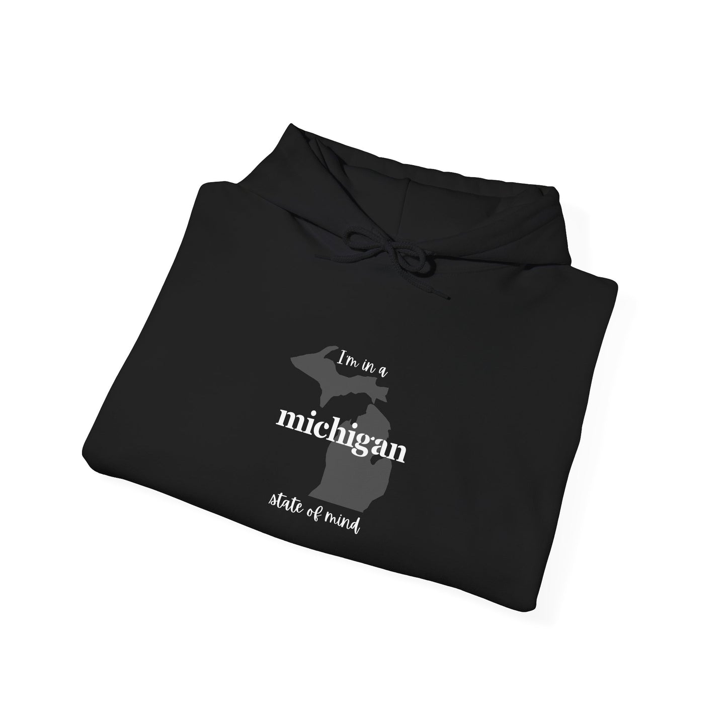 I'm in a Michigan state of mind Hooded Sweatshirt
