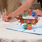 Birthday Dog Pop Up Card by Paper Love