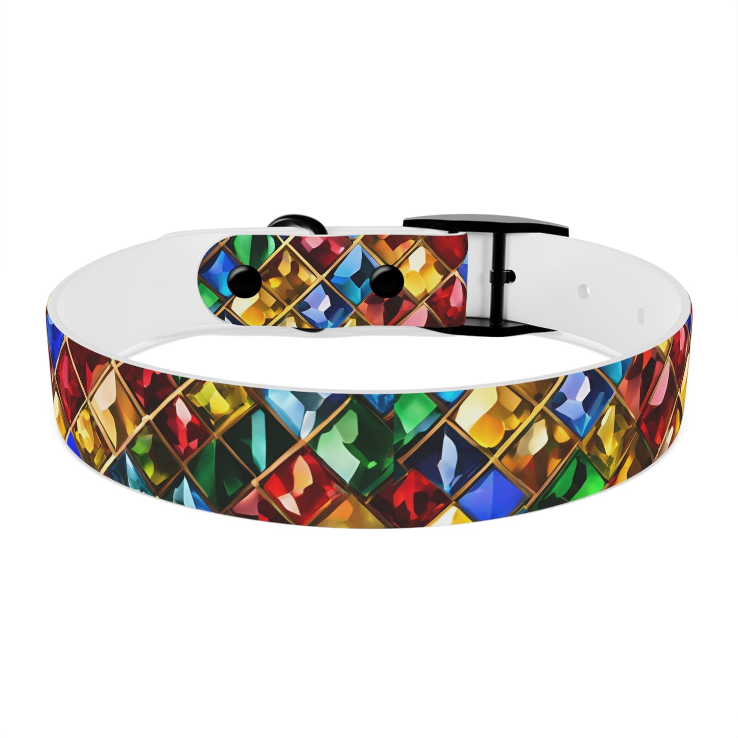 Collier pour chien à imprimé bijou