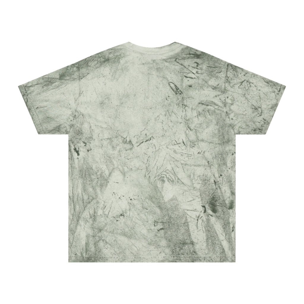Francophone circular tye-dye tee shirt, retro unisex t-shirt for French language speakers