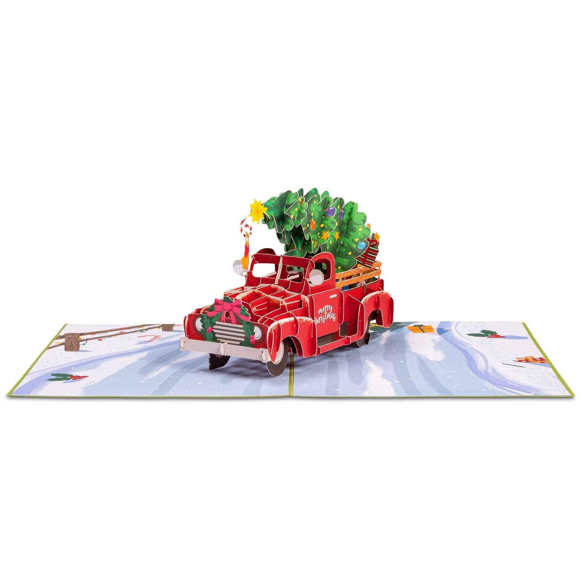 Christmas Car Pop Up Card