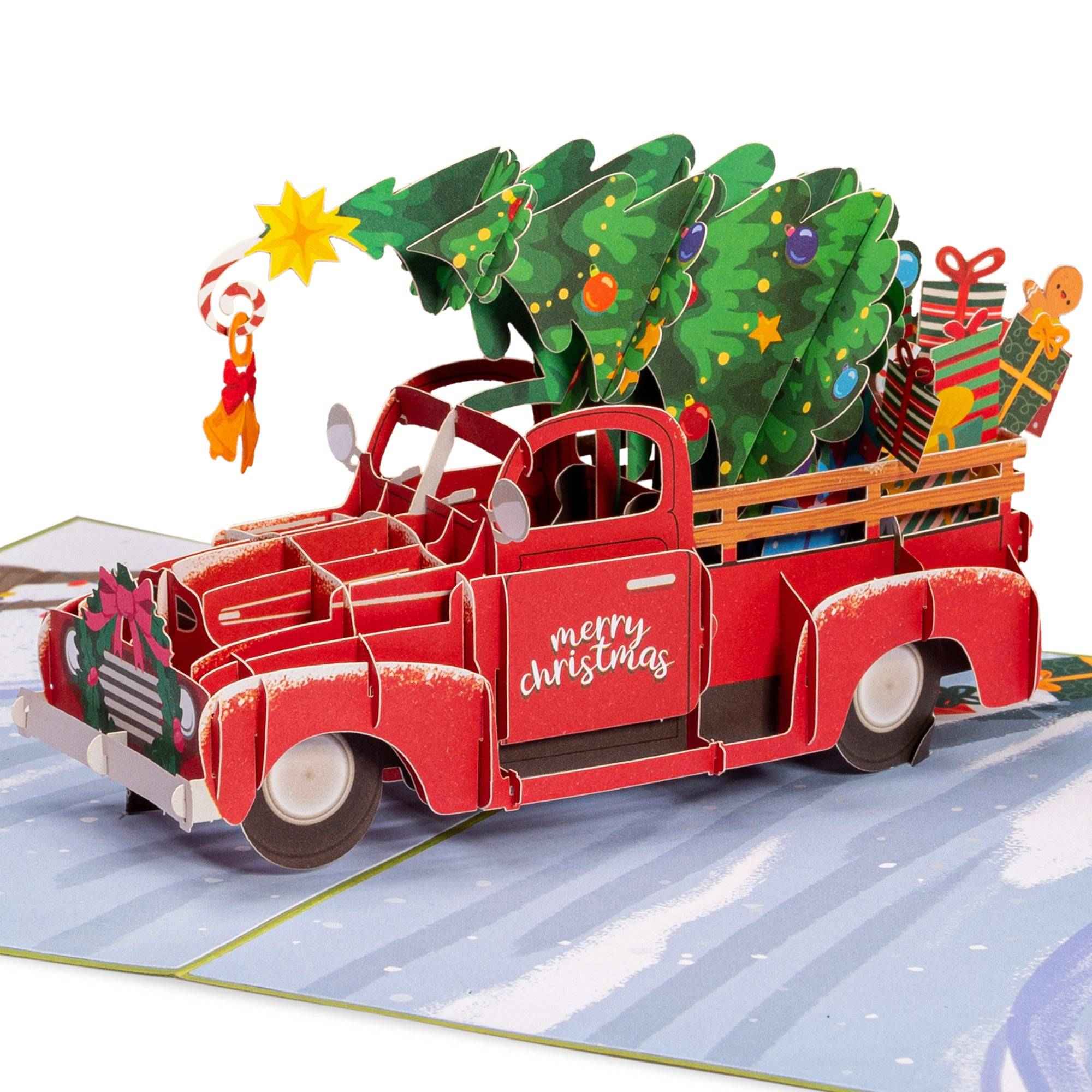 Christmas Car Pop Up Card