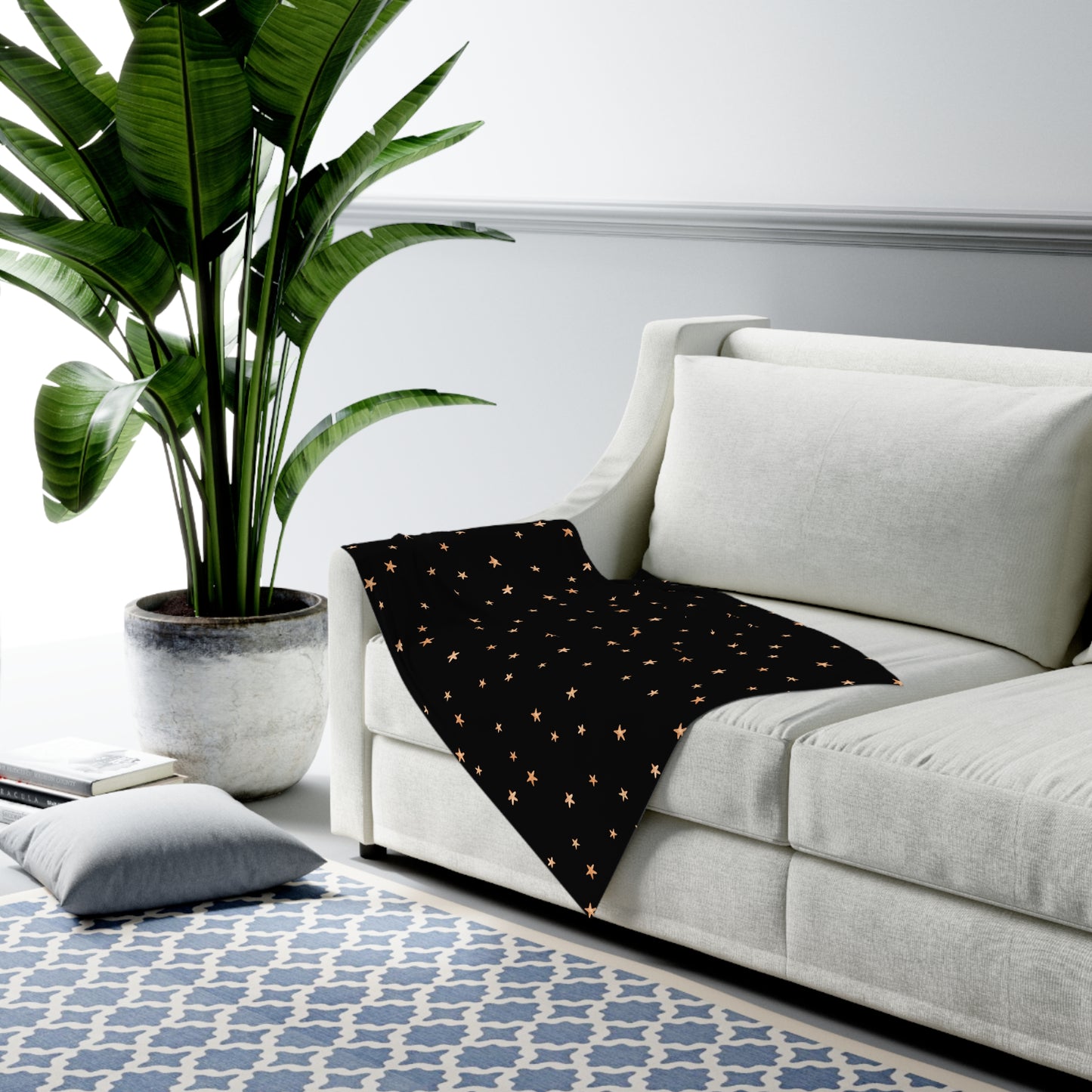 Starry night sky Baby Swaddle Blanket