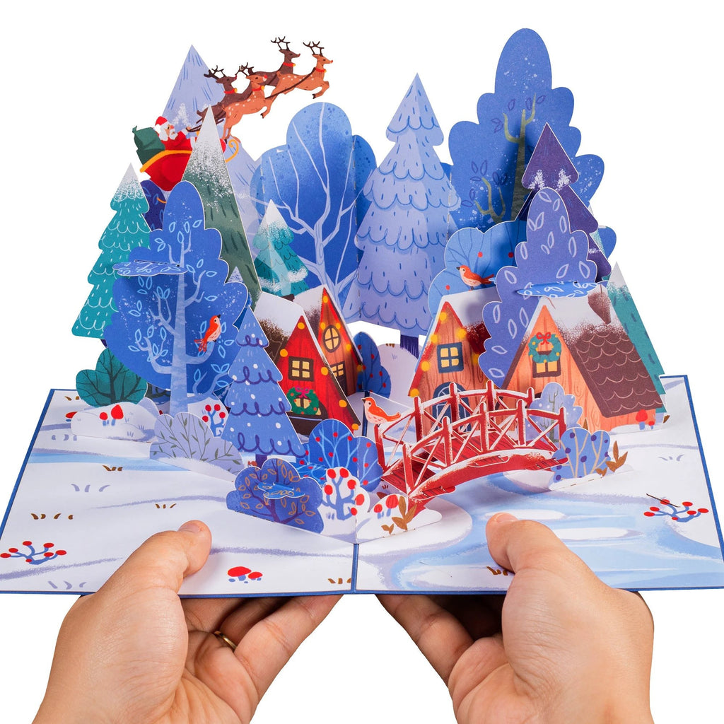 Magical Town Christmas Pop Up Card by Paper Love