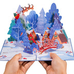 Magical Town Christmas Pop Up Card by Paper Love
