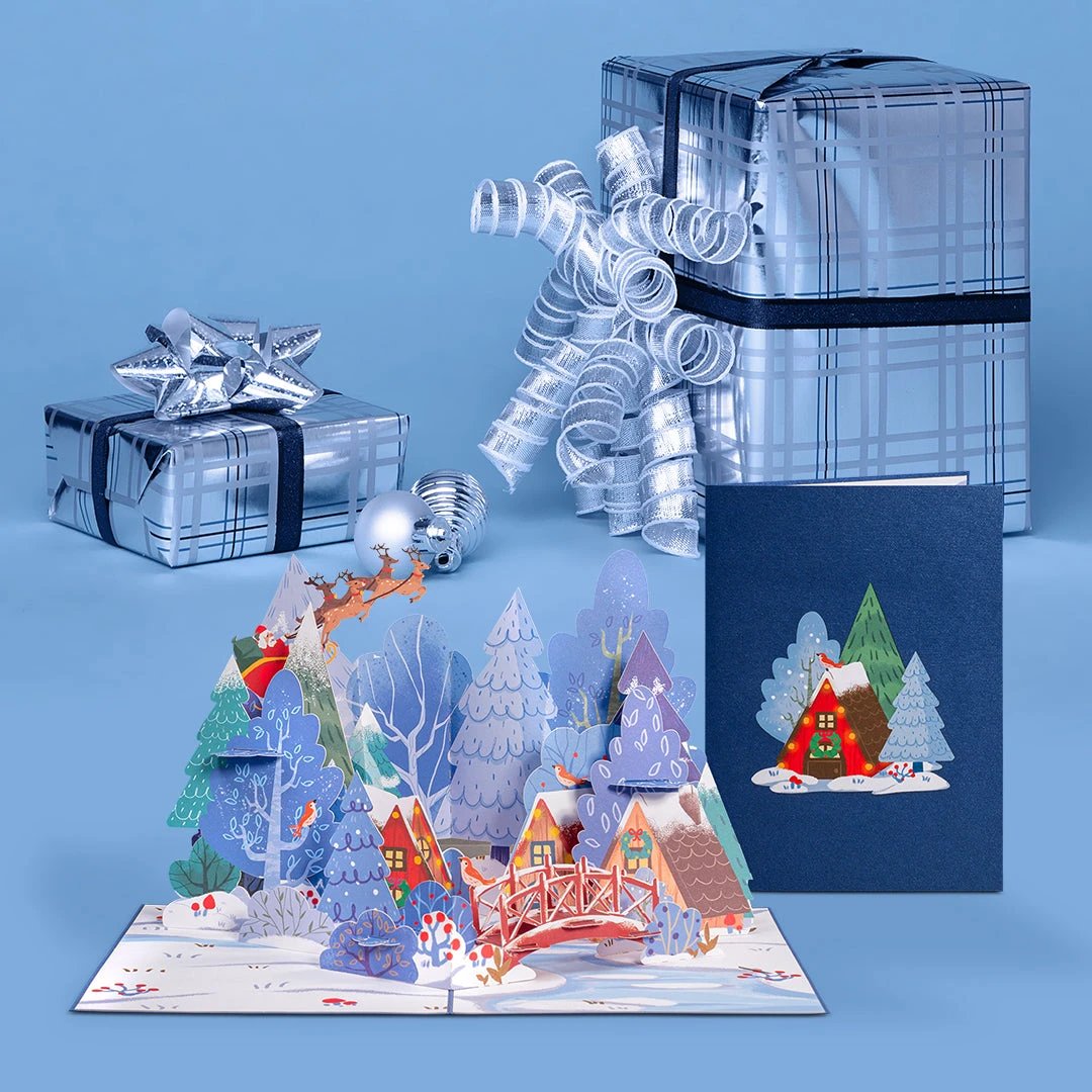 Magical Town Christmas Pop Up Card by Paper Love