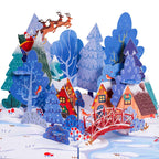 Magical Town Christmas Pop Up Card by Paper Love